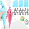 Spritzbeutel und Tüllen Set Kuchen DIY Dekoration Set für Kuchen Fondant Kuchen Sahnebeutel für Dekorationszubehör Gebäck Kuchen Backwerkzeuge