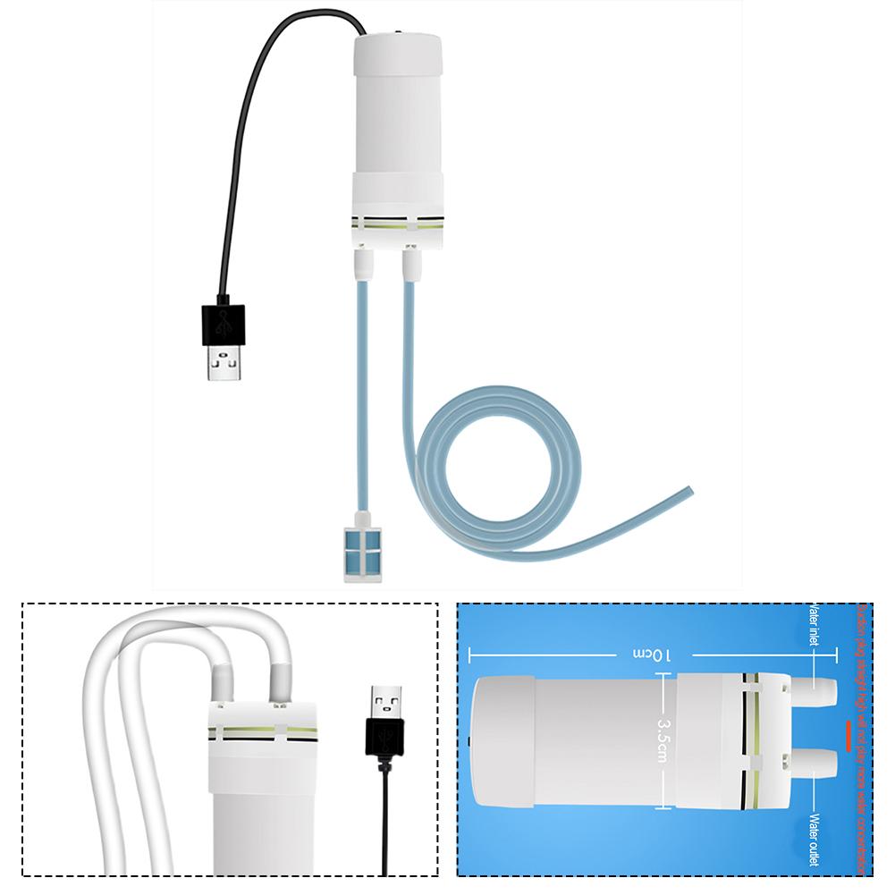 USB-driven 5V Självsugande Pump Liten Lättviktig Elektrisk Vattenpump