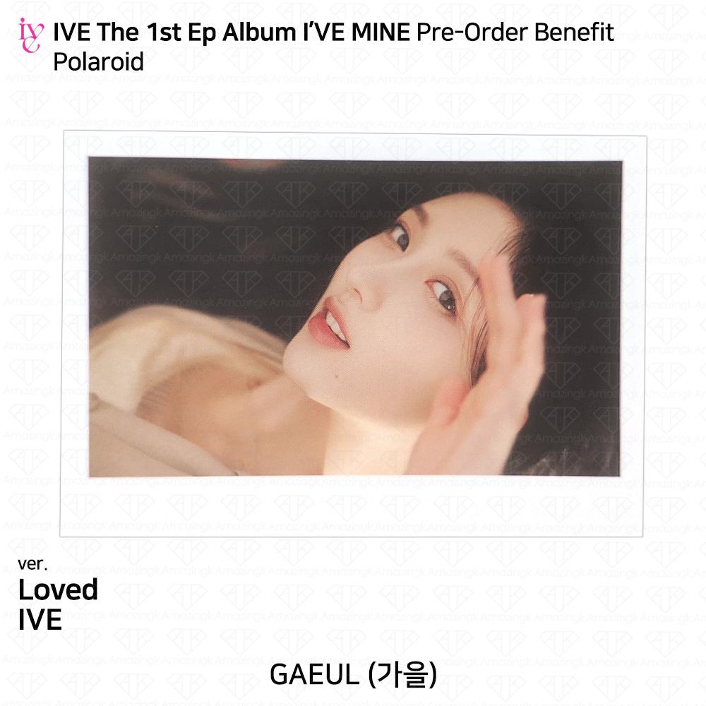 IVE Primul EP I'VE MINE Foto oficială Polaroid Sticker pliat Poster KPOP