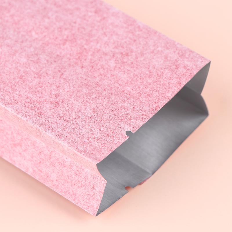 50 ks Open Top Hedvábí Hliníková fólie Boční klínky Sáček Tepelné těsnění Kávová zrna Čaj Koření Cereálie Ořechy Hedvábný papír Sáčky