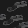 Motorcycle Extension Mount Bracket Rearview Expander Bracket for Scooters Mount Bracket Support Holder