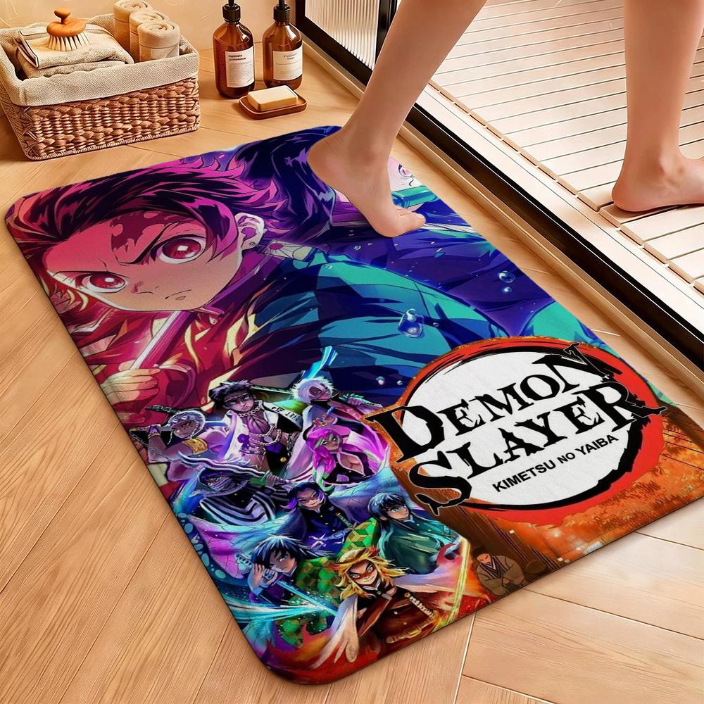 Demon Slayer Guardians Humanity Patterned Rug Allseason Carpet For Bedroom Kitchen Bathroom Home Decor Memorial Gift