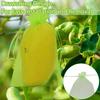 10/100PCS Fruit Protection Bags Grapes Mesh Bag Anti-Bird Pest Control Vegetable Fruits Mesh Covers with Drawstring Garden Tools