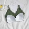 Mädchen Unifarbene Spitzen-BHs Rückenfrei Verstellbare Träger Push-Up-BHs für Frauen Sexy Dessous Lässiges Innen-West Top Mode Damen Polster-BHs