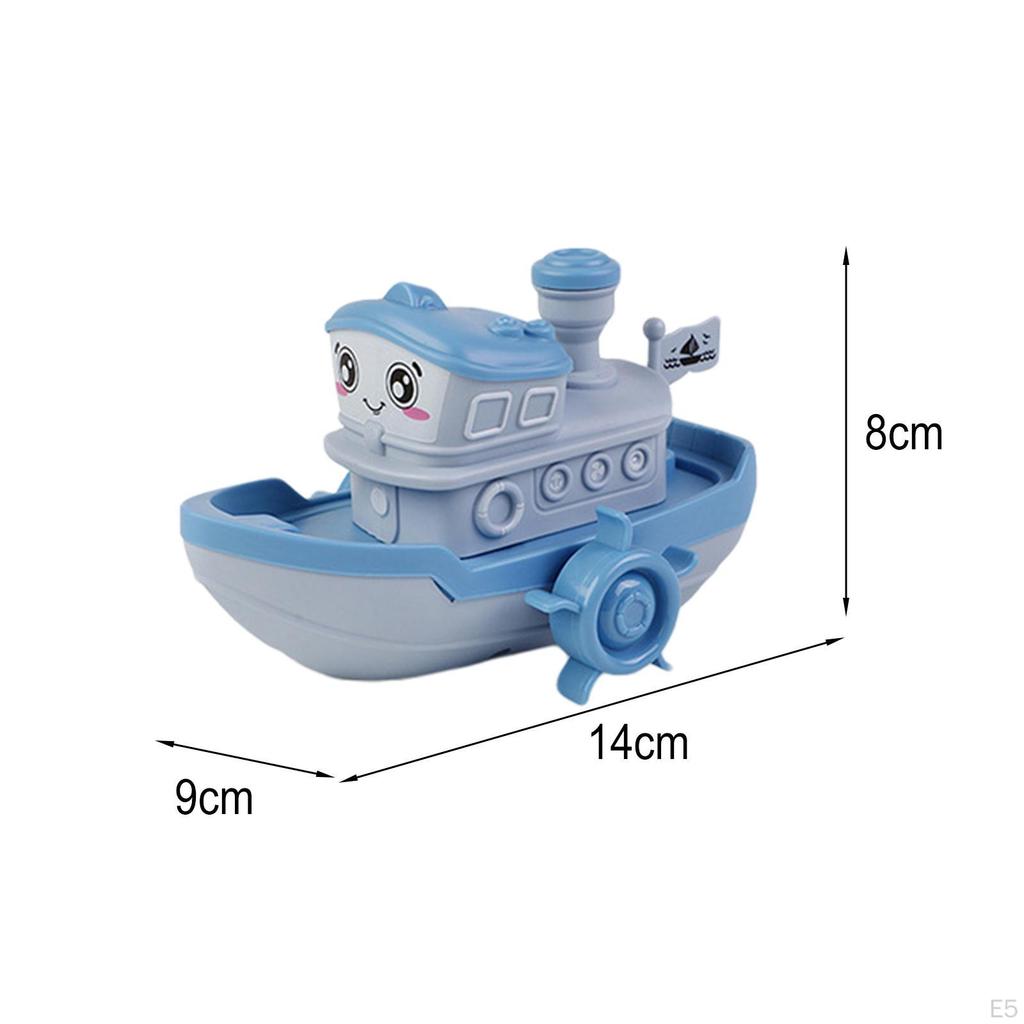 Baby Bath Toy Cartoon Bathtub Boat for Girls Children Gift Pink