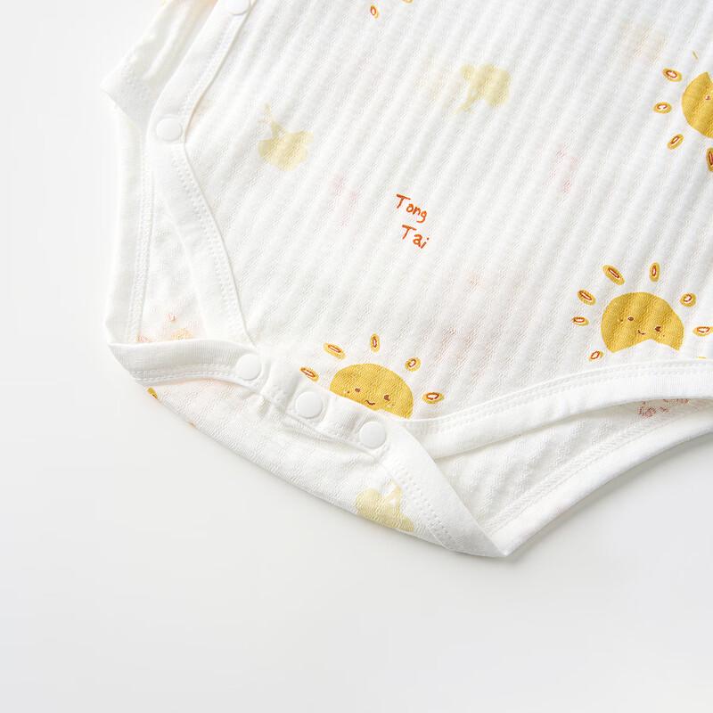 TONGTAI Baby Short Sleeve Cotton Romper