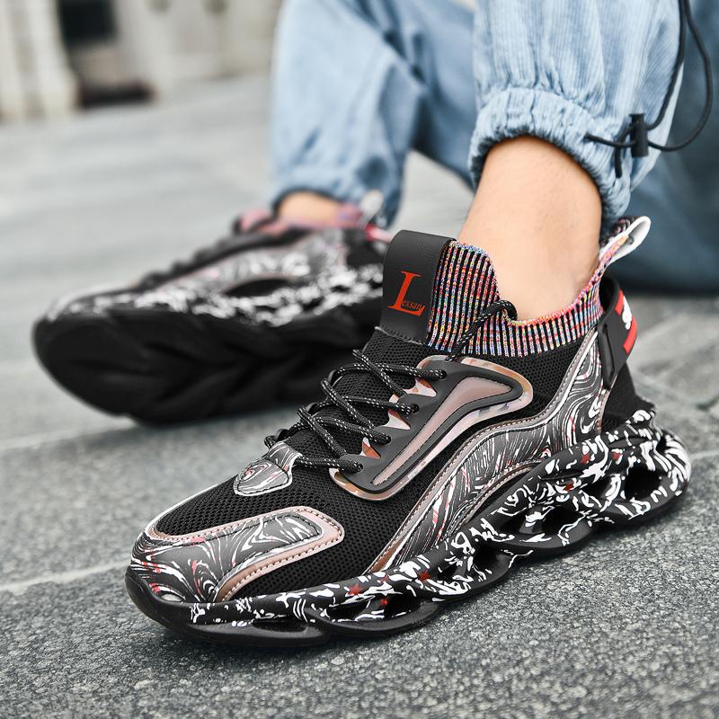 Pánské tenisky běžecká obuv prodyšná outdoorová vycházková sportovní obuv lehká pro muže pohodlná sportovní obuv na trénink