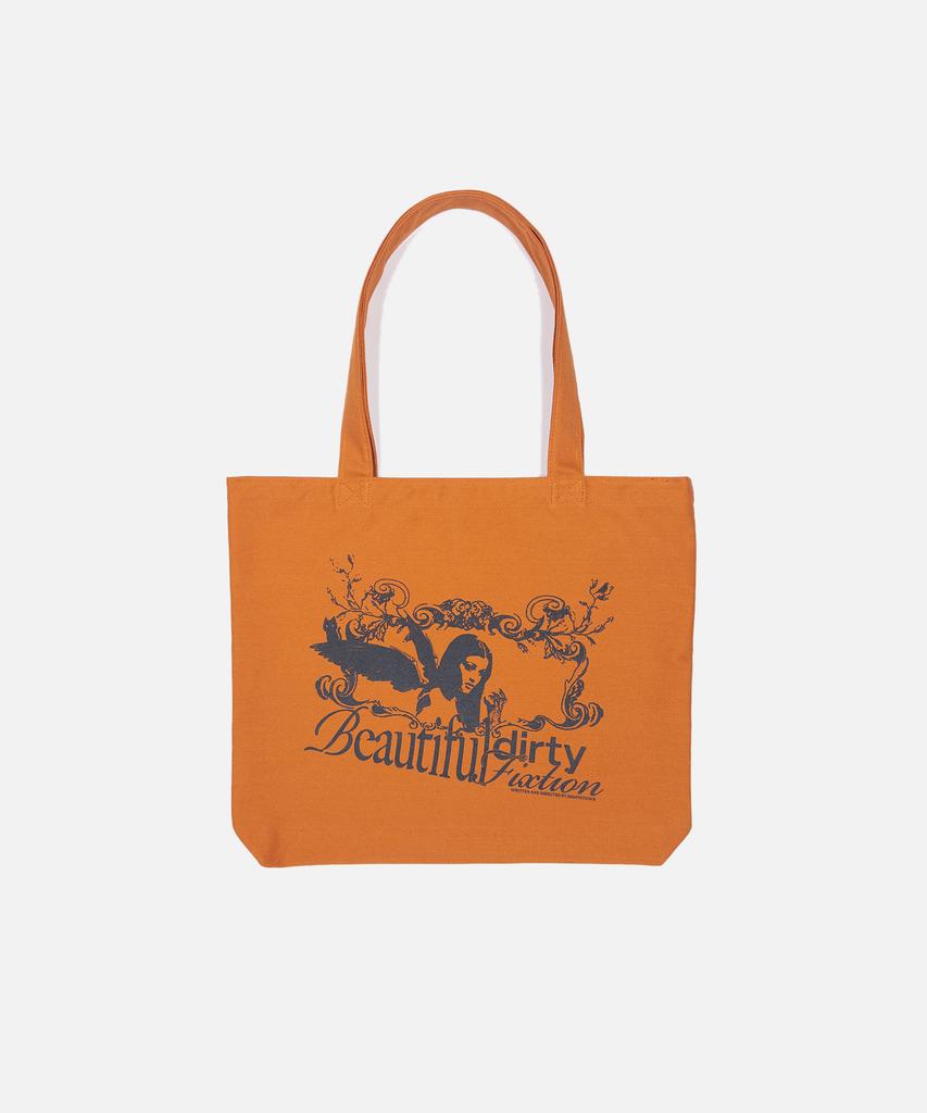 Jessfixtion Beautiful Dirty Angel Tote Bag (Orange)