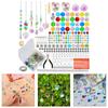 Set of 460 Creative Sun Catcher Crafting Set Rainbow Pendant Beading Supplies Jewelry Ornament Window Garden Decoration