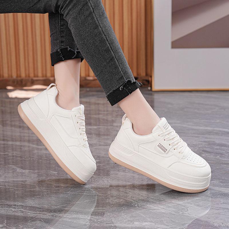 Nouveauté automne chaussures décontractées plateforme muffin style ins chaussures de skate pour étudiant MR