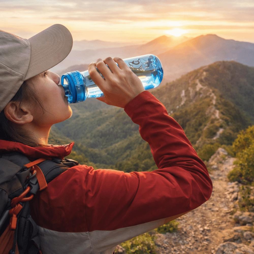 Прозора Портативна Чашка для Води Герметична Чашка для Холодних Напоїв Спортивний Інвентар для Тренувань