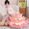 Creative Lotus Seat Cushion Plush Toy Good Luck Lotus Lotus Seat Cushion Fart Cushion Girls Bedroom Futon Tatami Mat