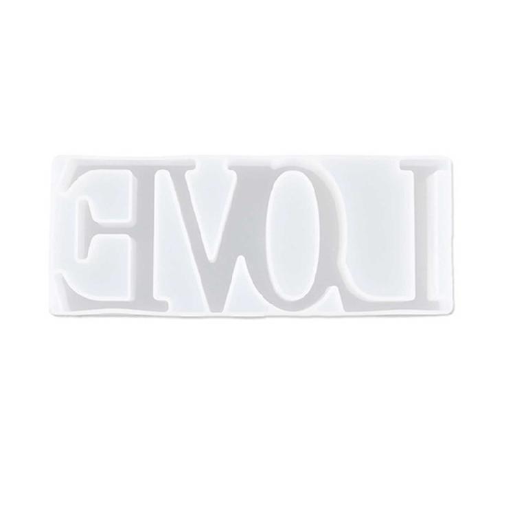 

Love Home Letter Silicone Mold Resin Large Beauty Mold for Jewelry Making
