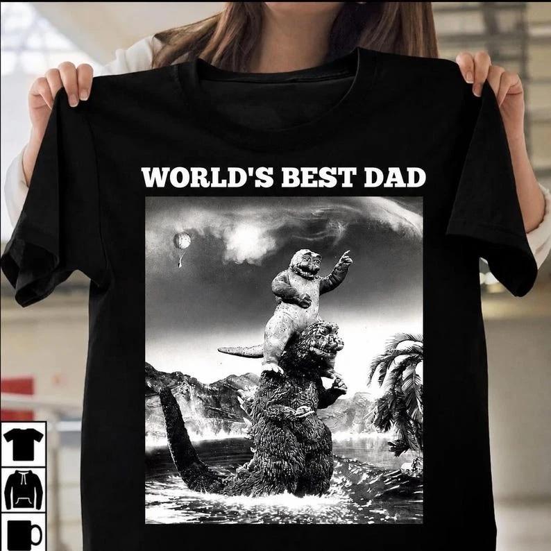 Son of God.zilla World s Best Dad Shirt, Dadzilla Tshirt, God.zilla Father s Day 4XL