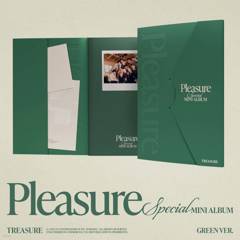 

TREASURE (Treasure) - TREASURE SPECIAL MINI ALBUM [PLEASURE] [GREEN VER.]