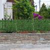 BHBL 40cm Simulation Fence Garden Decorative Plants Artificial Flower Retractable Garden Privacy Fence Decorative Fence