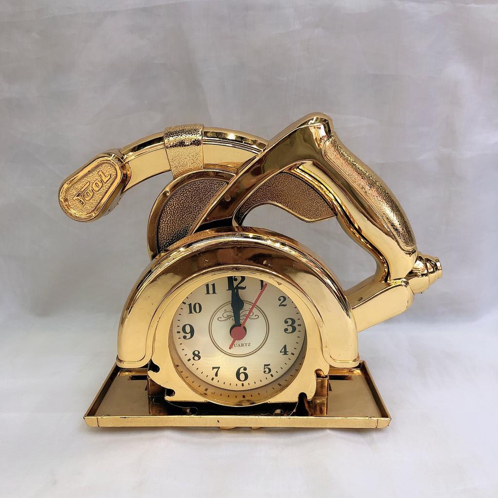 Creative retro cutting machine fashion alarm clock Student study personalized time table