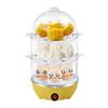 110V/220V Electric Egg Boiler Rapid Heating Automatic Corn Steamer Auto-Off Portable Milk Steamer for Cooking Breakfast Machine