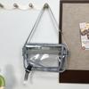 Transparent Crossbody Bag PVC Large Capacity Shoulder Bag Versatile Handbag Outdoor Trendy Waterproof