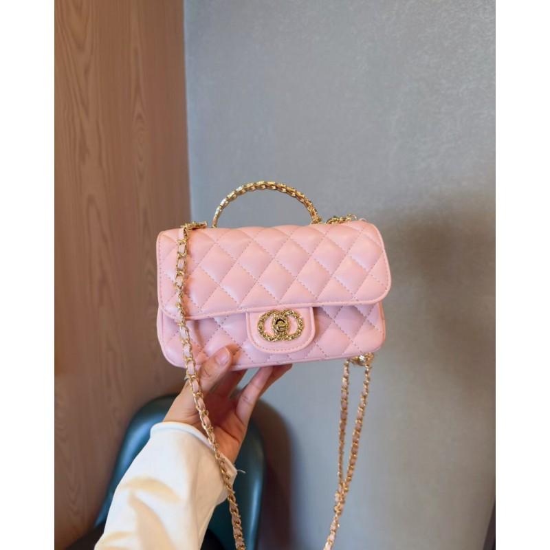 Stijlvolle Mini Vierkante Crossbody Tas voor Dames PU Leer Handtas Met Ketting Riem Dagelijks Gebruik