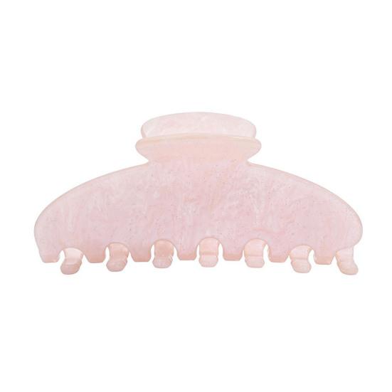 

Hair Claw No Slipping Acetate Sheet Strong Grip Medium Size Back Head Hair Clip Large Arc Design Shark Hair Claw Versatile Hair Accessory