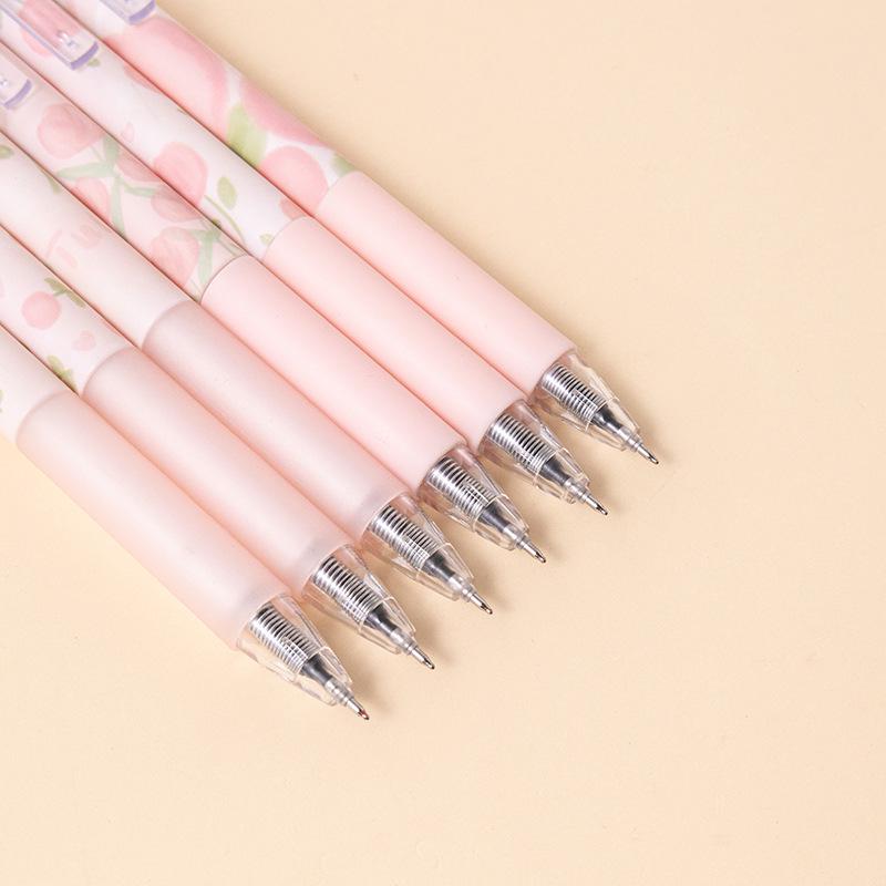 Pink Tulip Quick-Dry Click Pen 0.5 - Stylish Exam and Practice Pen