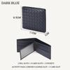 High-end woven wallet generation RFID medium and long loose-leaf wallet leather black hand bag