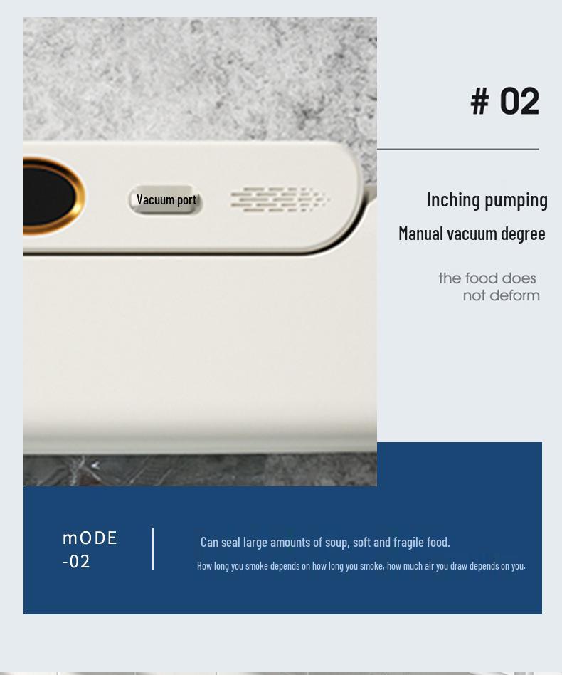 Automatic Vacuum Sealer for Food Preservation - All-in-One Household Machine