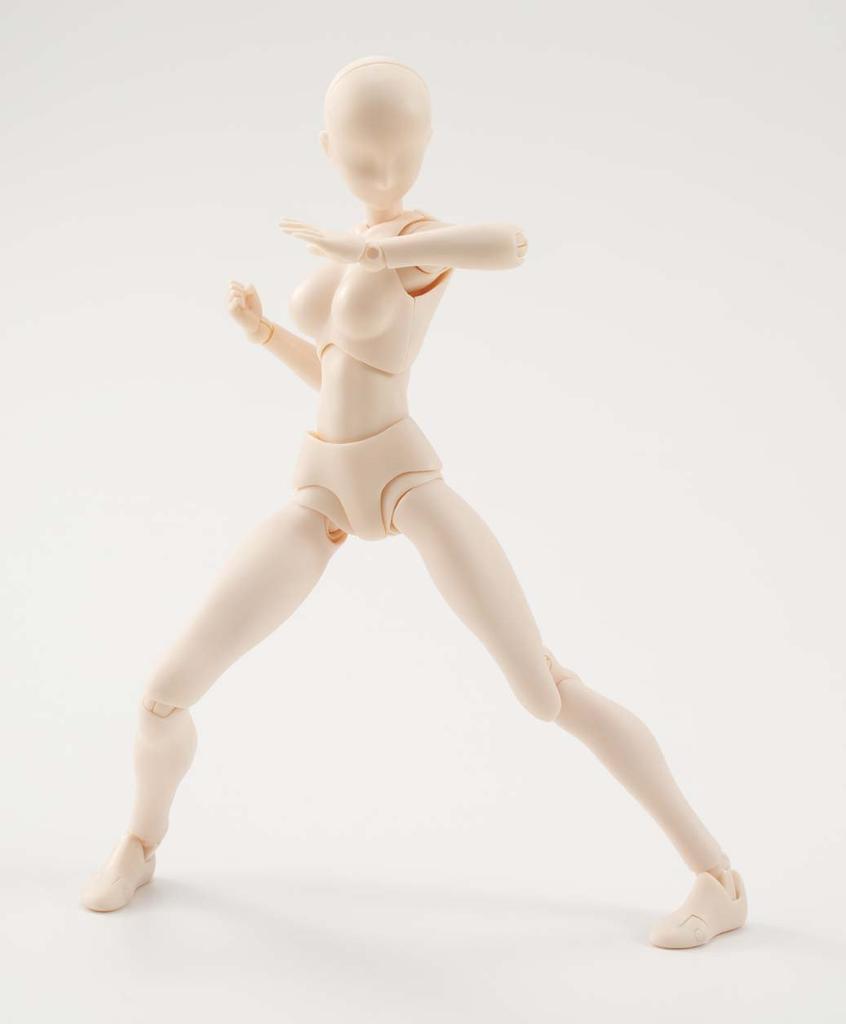 TAMASHII NATIONS Orange Color 135mm ABS PVC Articulated Figure S.H.Figuarts Body-chan (Pale Ver.) Approx. &