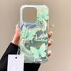 Iridescent Glossy Phone Case for iPhone 11 13 14 15 16 17 Pro 17 13 14 15 Pro Max High Quality Fantasy Floral Style Full Protection Shell