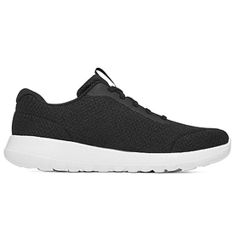 Skechers Go Walk Max Comfortable Daily Shock Absorbing Durable Low Top Lifestyle Casual Shoes Men Sneakers Black Blue 216281-BKBL