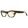 Victoria Beckham Women S Modified Rectangle eyeglaSSeS Vb2675 318 Striped Khaki 53mm 318