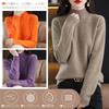 Cailin Kailun Knit Top for Available in 4 and Easy to Solid Long and Perfect for and Women's Fall/Winter, Sizes. High-Neck, Slimming, Layer. Stretchy,