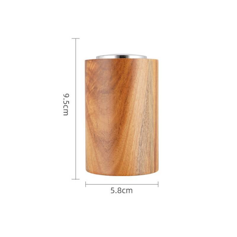 Wooden Salt Grinder And Pepper Mill Set With Ceramic Core For Kitchen Use And Gift Giving