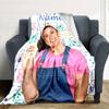 Customizable Ms Rachel1 Throw Blanket – Personalized Name, All-Season Cozy Snug Blanket, Machine Washable, Personalized Blanket