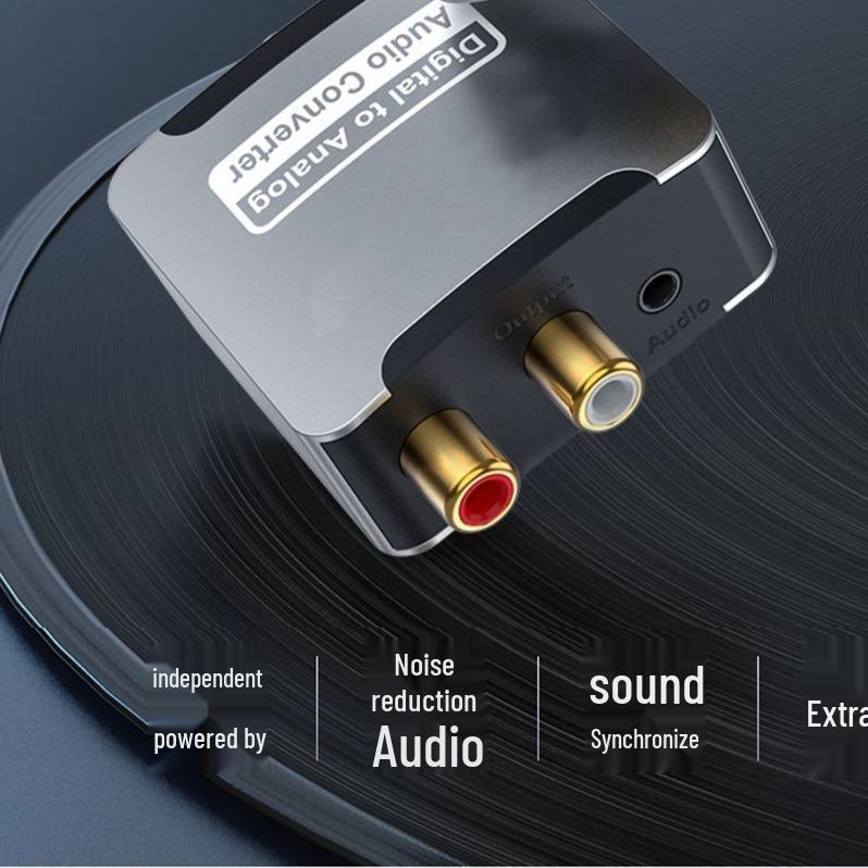 SPDIF Optical To 3.5mm RCA Audio Converter