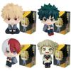 Trending! 9-10cm My Hero Academia Chibi Figures: Midoriya, Shigaraki, Bakugo Todoroki Kawaii Anime Statues Gifts In stock