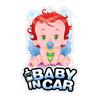 LYKX Self-adhesive Boy Baby In Car PVC Decal Car Sticker Waterproof Auto Decors on Bumper Rear Window