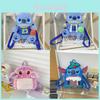 Stitch Plüsch Cartoon Umhängetasche mit Reißverschluss für Freizeit, Reisen und als Geschenk