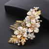 Headdress Rhinestone Hairpin Sparkling Flower Hairclip Hair Ornaments Bridal Hair Comb  Wedding