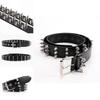 Fashion Solid Color Rivet Design Women Casual Belt For Casual Wear