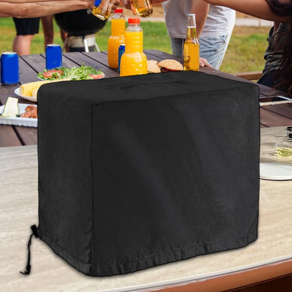 Outdoor Grillabdeckung Infrarot-Grillabdeckung 420D Oxford-Gewebe Verstellbarer Kordelzug Versiegelte Nähte 17*17*15 Zoll