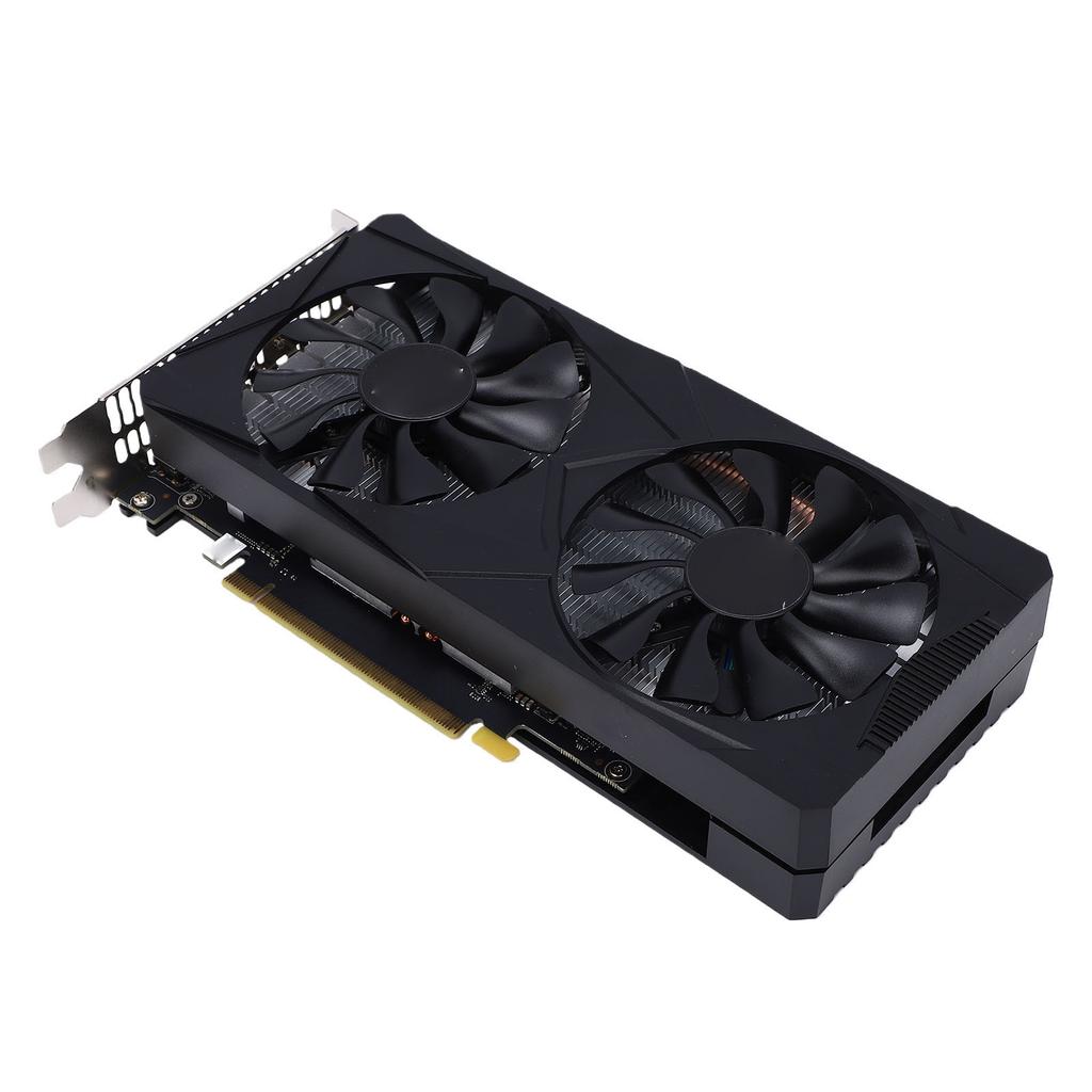 Komputer Stacjonarny Karta Graficzna do Gier 6GB GDDR6 Dedykowana Karta Graficzna 192 Bit Podwójny Wentylator Wsparcie 1080p 2K Gry AAA