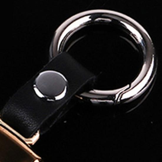 Golden Car Key Fob Case Cover Chain Ring Keychain Metal For Hyundai Tucson