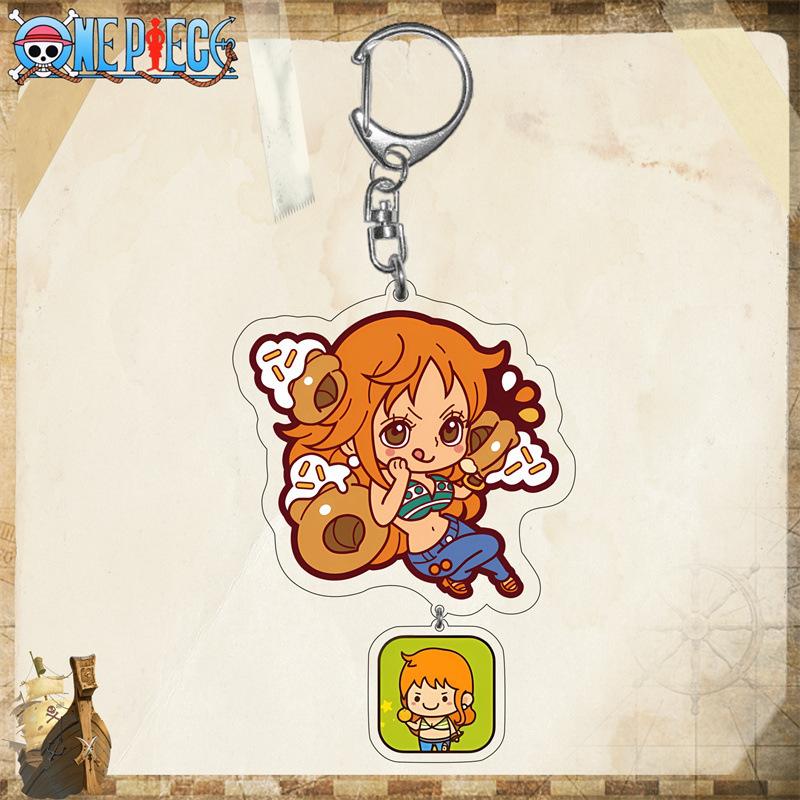 One Piece Luffy Acrylic Keychain - Chopper, Zoro, Anime/Manga, 2D Acrylic Keychain/Cartoon Keychain Gift