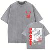 Rapper Bad Bunny Vintage Acid Washed Tshirt Debi Tirar Mas Fotos DTMF World Tour  T Shirt Men Women Fashion Hip Hop Tshirt