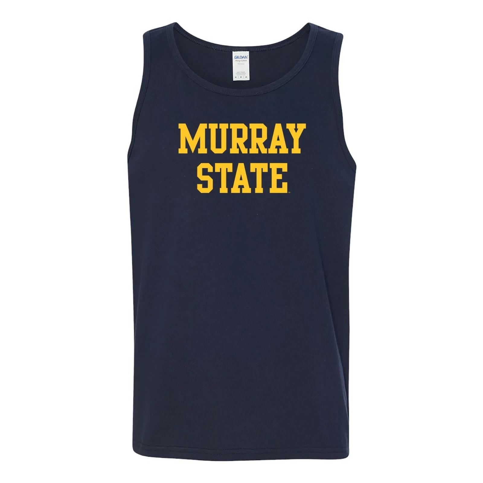 Murray State Racers Basic Block Tank Top - Navy M