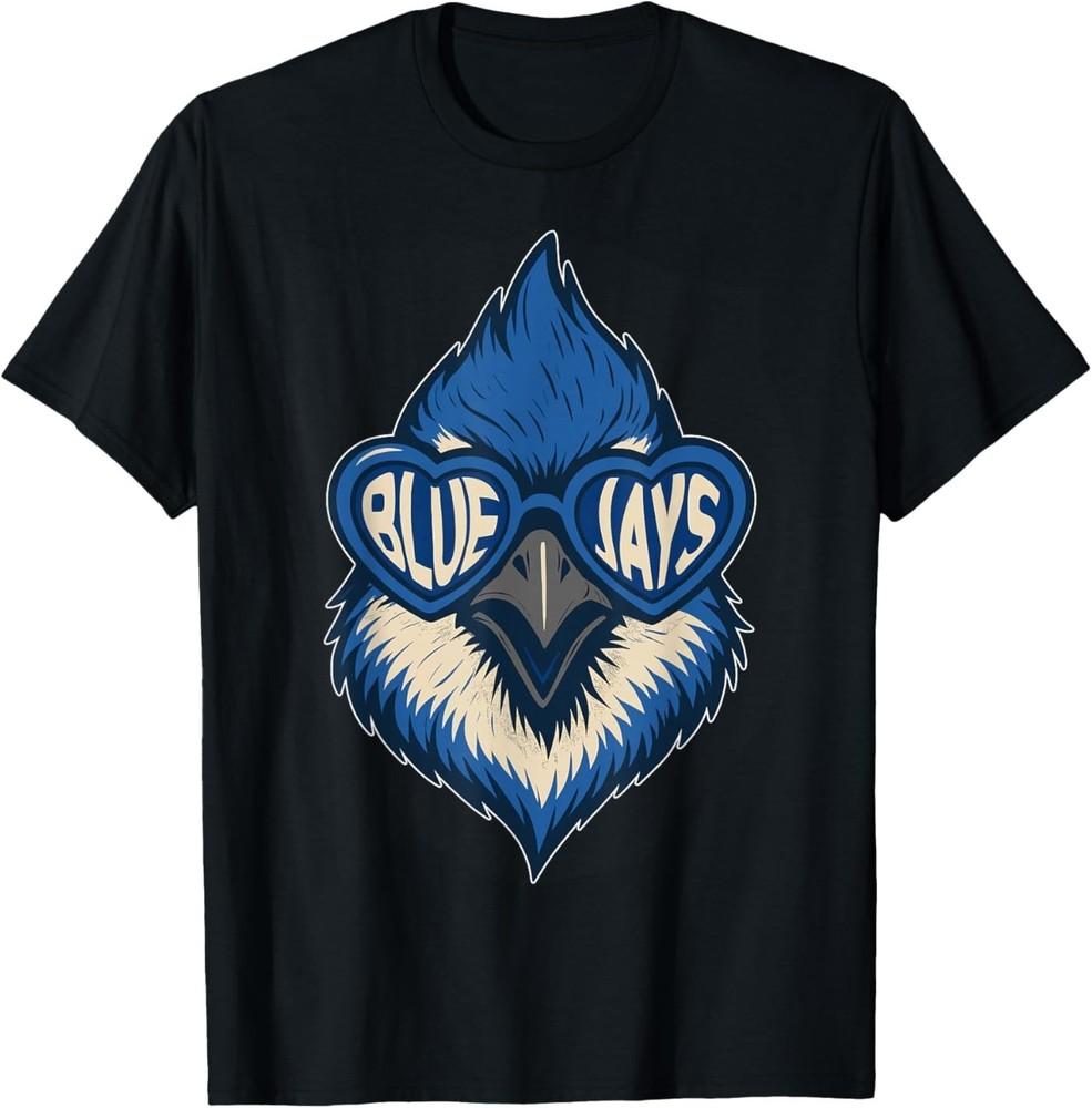 Blue Jay Bird Retro Unisex T-Shirt S