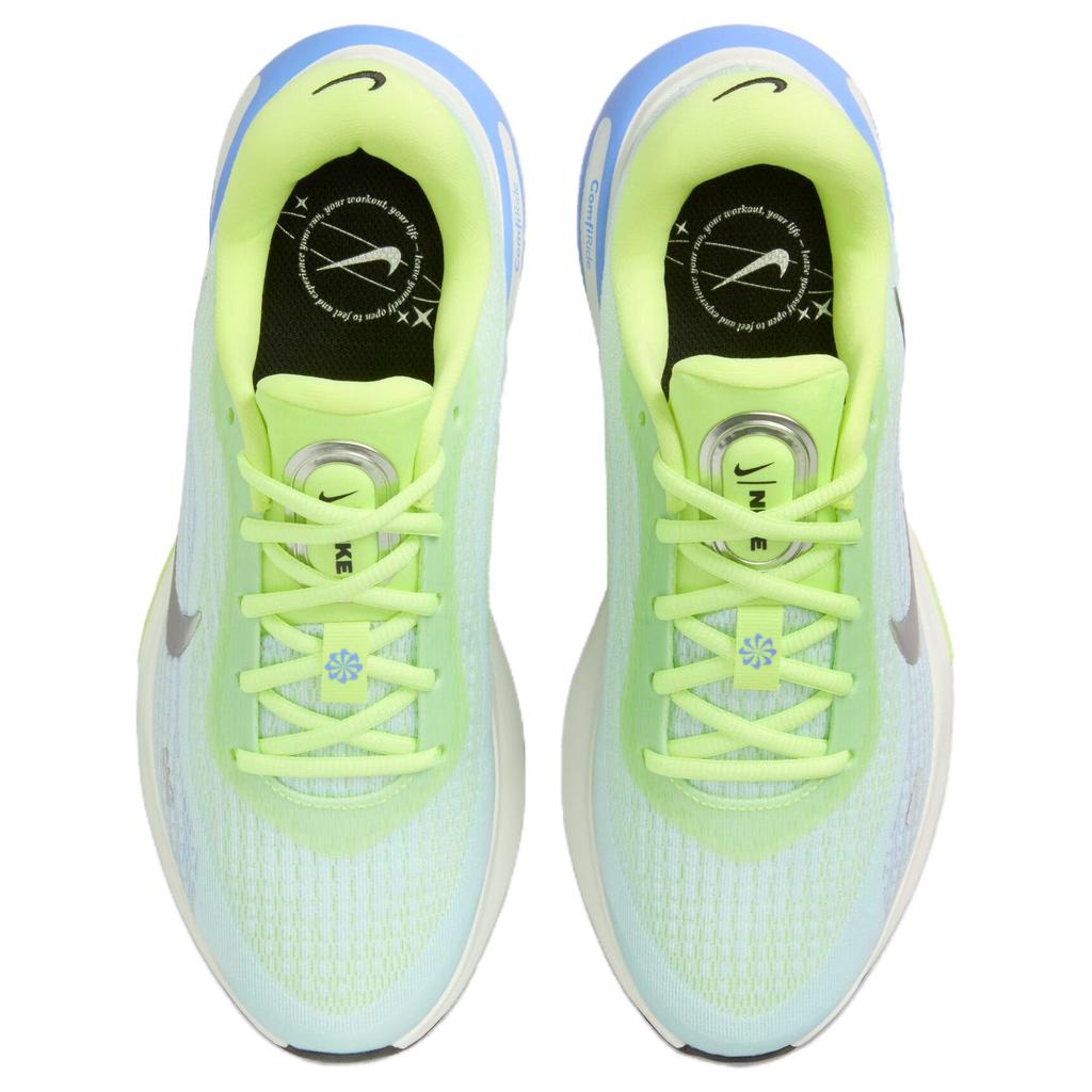 Nike Journey Run Light Lemon Glacier Blue Женские кроссовки Light-Lemon-Twist Royal-Pulse Metallic-Silver FJ7765-700