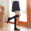 Long Knee-high Socks, High Socks, Cotton Solid-colored Calf Socks, Embroidered Mid-calf Socks, Retro Student Socks, Long Socks